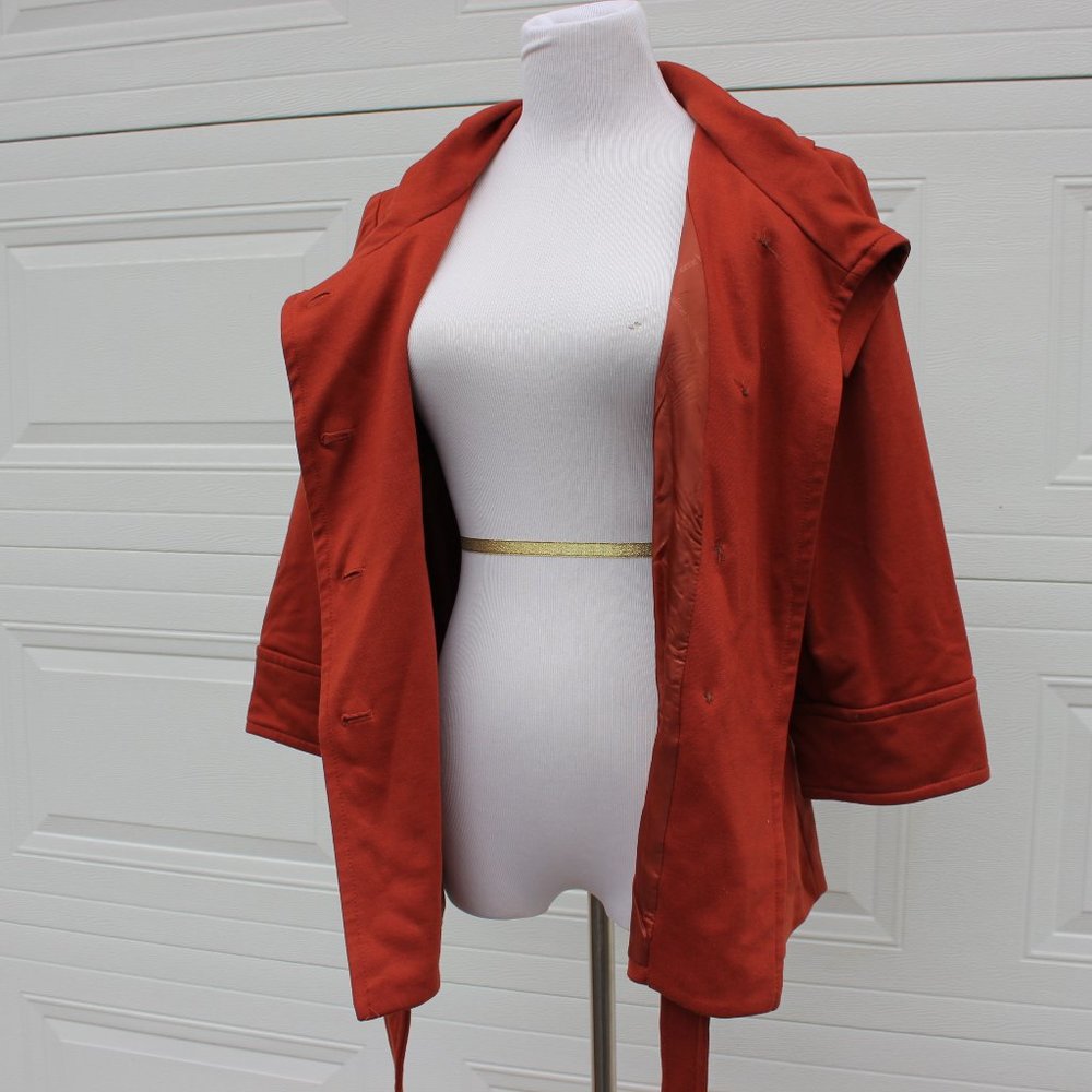 Valerie Bertinelli Fall Cross Over Jacket with tie belt - Picture 12 of 15